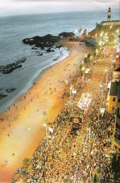 playa de brasil en carnaval