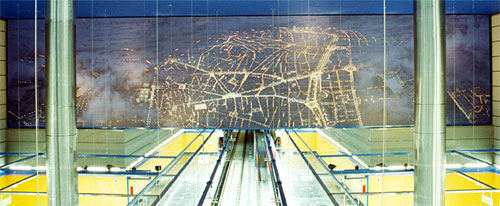 Fotografía de la estación de metro de Aeropuerto en Madrid