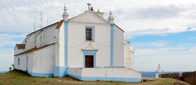 Ermita en Arraiolos, Alentejo, Portugal