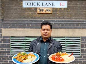 Restaurantes en la calle de Brick Lane