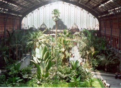 jardin tropical en Atocha Renfe