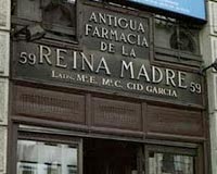 Farmacia de la Reina Madre, en Calle Mayor de Madrid