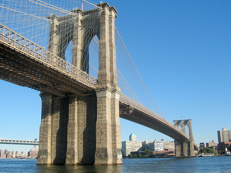 el puente de brooklyn, nueva york