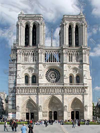 fachada de Notre-Dame